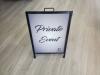 Sandwich Board - Private Event 